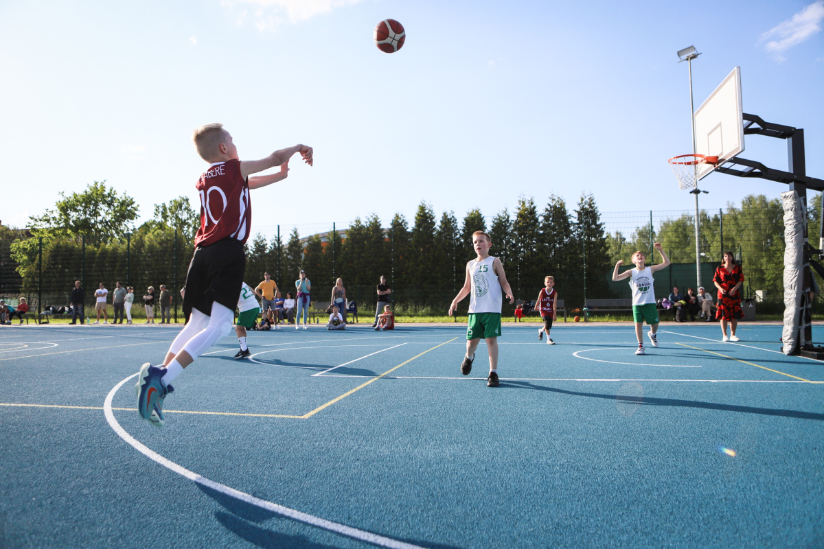 3x3 basketbola sacensības Jaunmārupē 