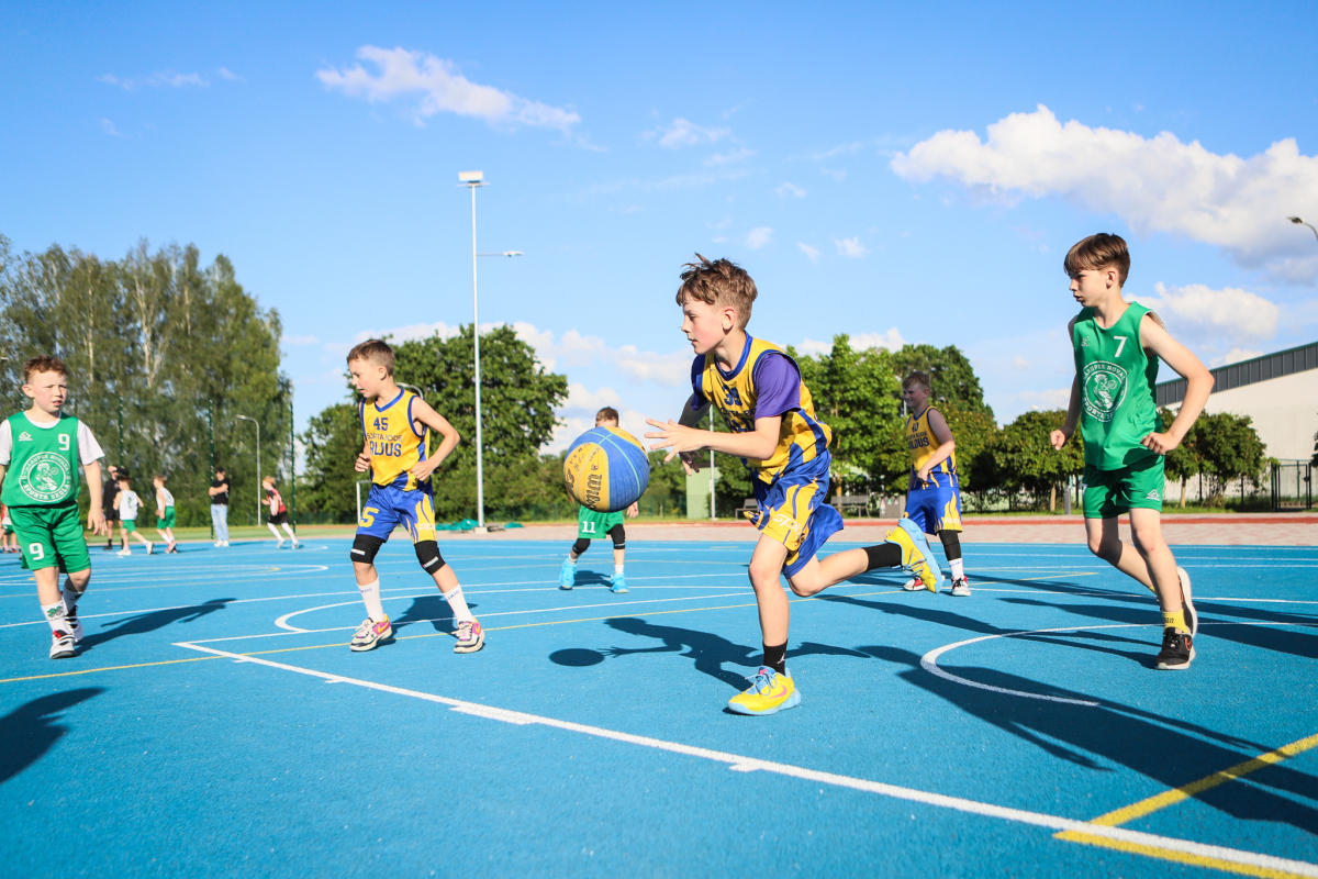 3x3 basketbola sacensības Jaunmārupē 