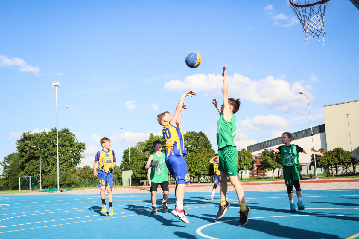 3x3 basketbola sacensības Jaunmārupē 