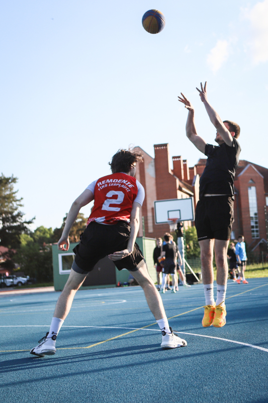 3x3 basketbola sacensības Jaunmārupē 