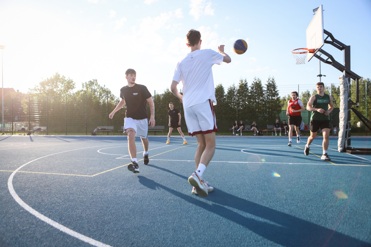 3x3 basketbola sacensības Jaunmārupē 