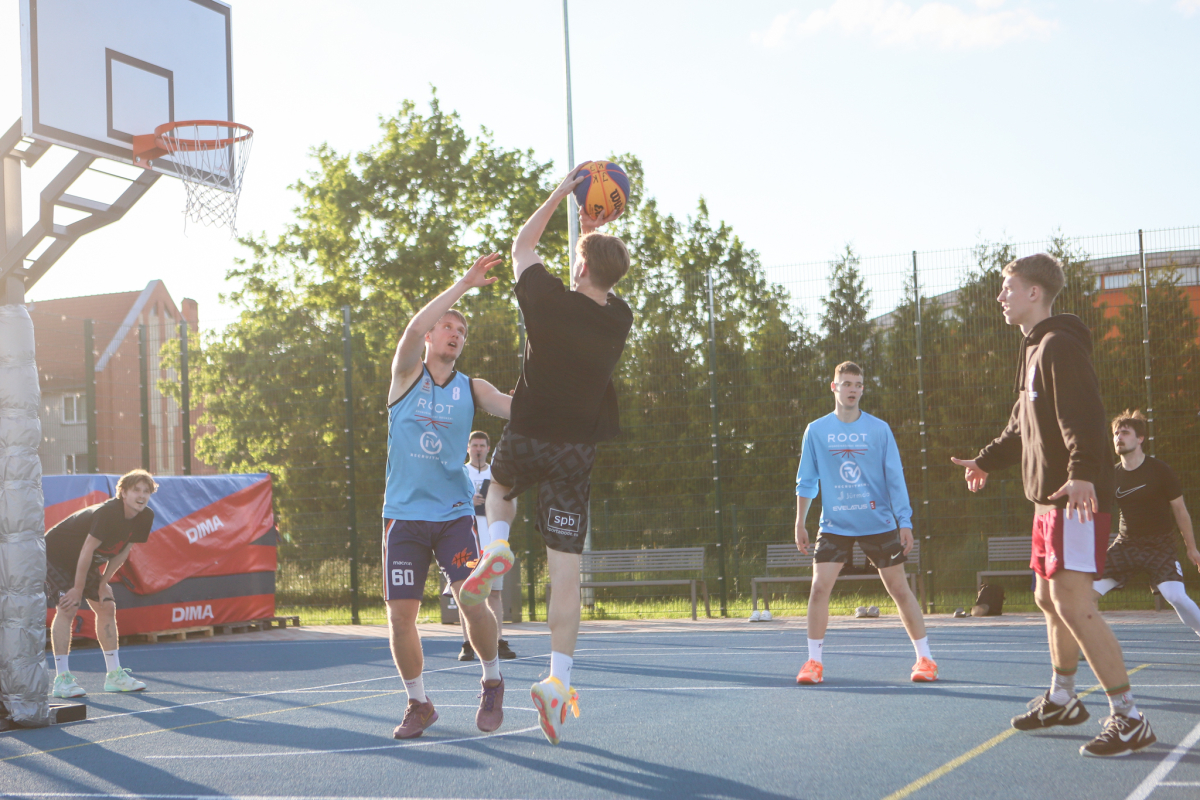 3x3 basketbola sacensības Jaunmārupē 