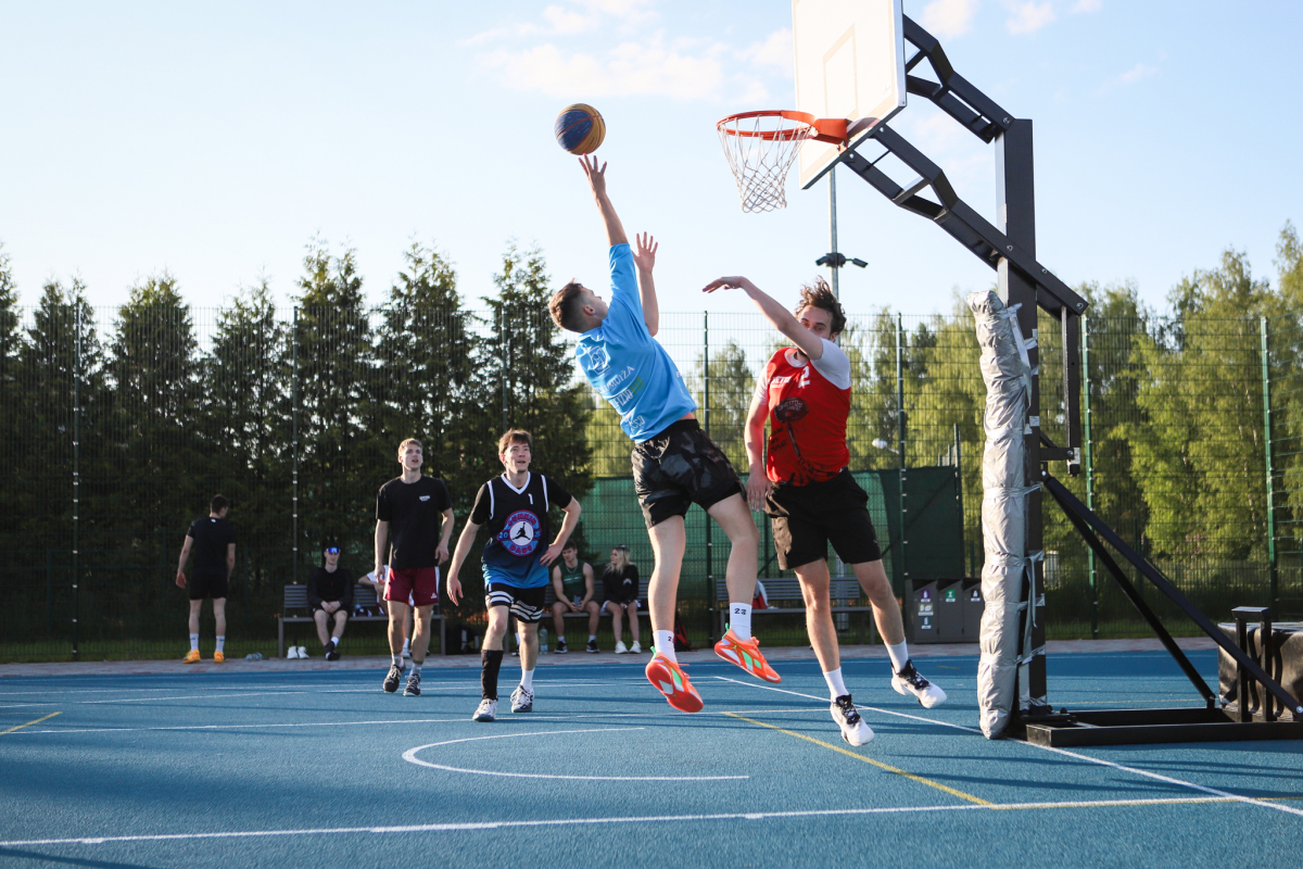 3x3 basketbola sacensības Jaunmārupē 