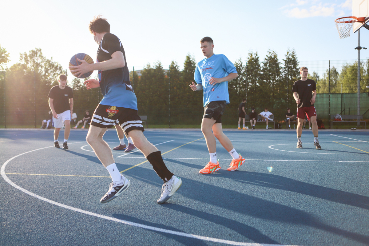 3x3 basketbola sacensības Jaunmārupē 