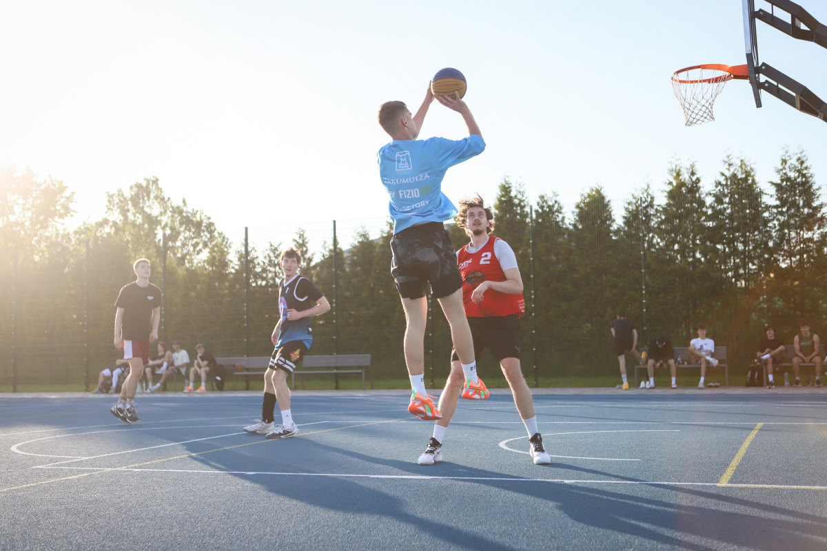 3x3 basketbola sacensības Jaunmārupē 