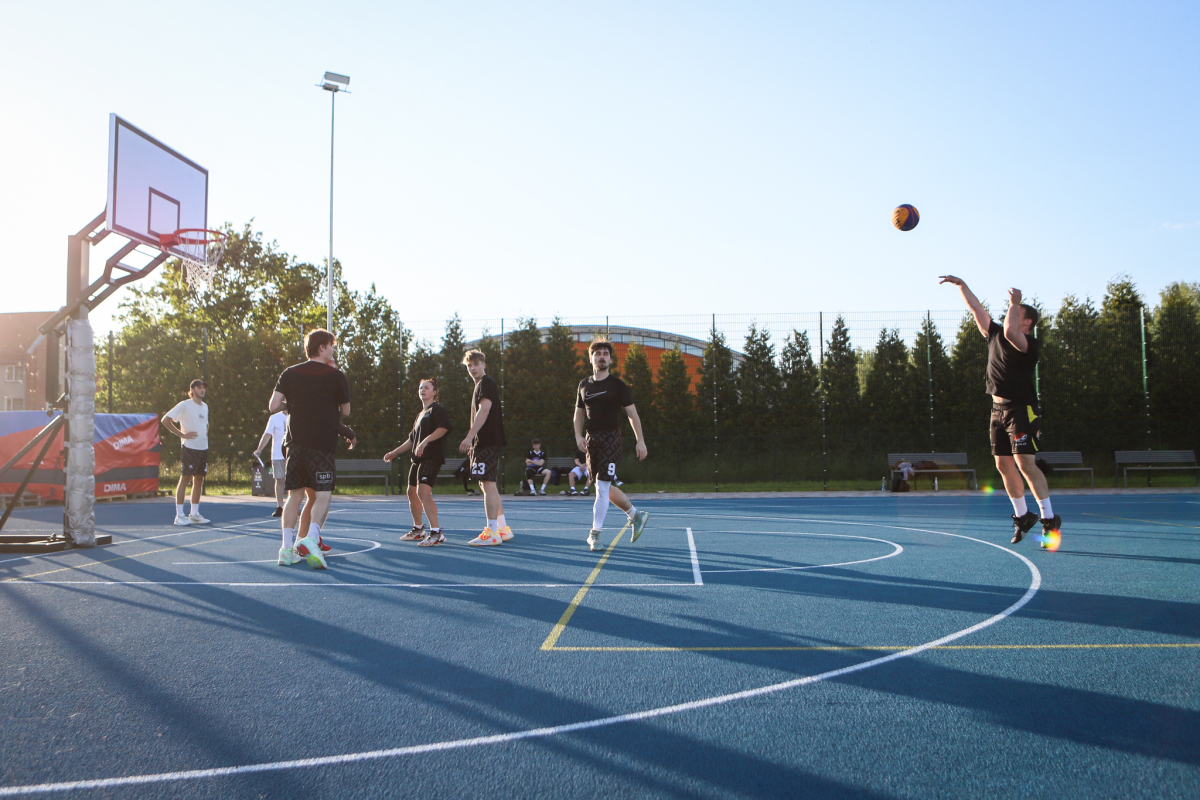 3x3 basketbola sacensības Jaunmārupē 
