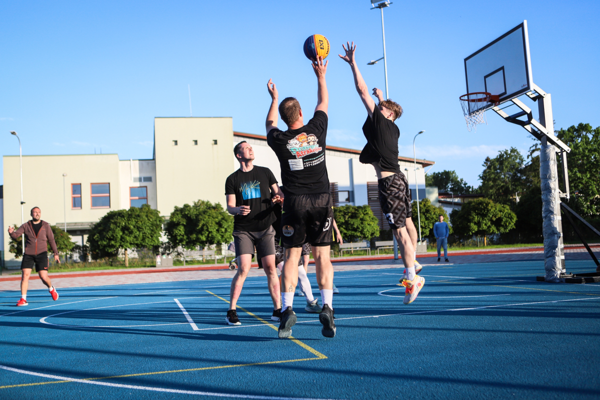 3x3 basketbola sacensības Jaunmārupē 