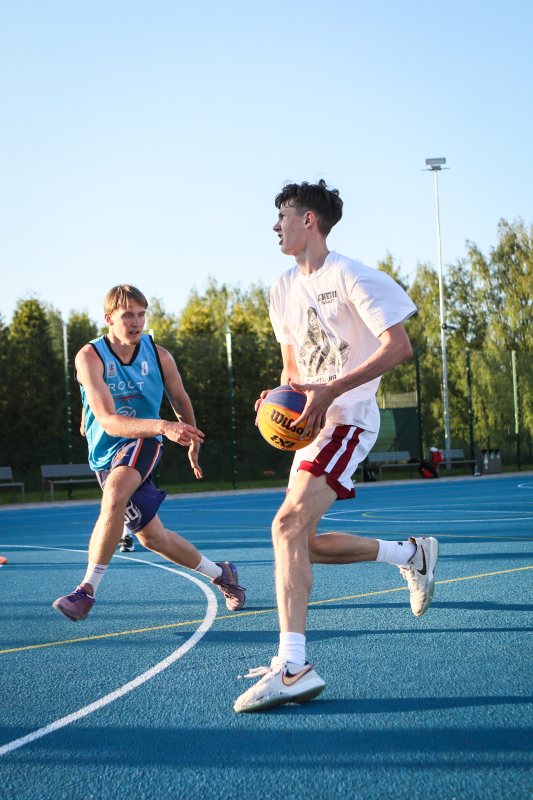 3x3 basketbola sacensības Jaunmārupē 