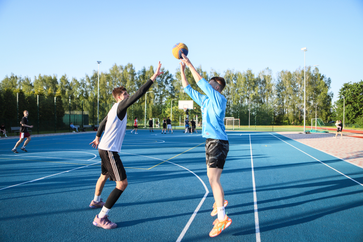 3x3 basketbola sacensības Jaunmārupē 