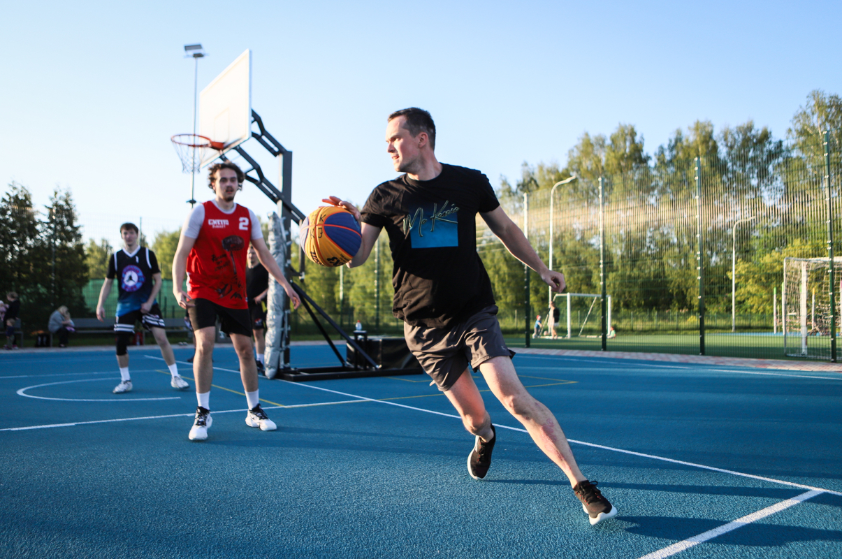3x3 basketbola sacensības Jaunmārupē 