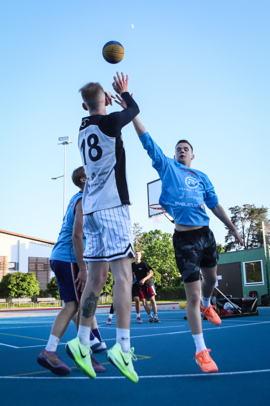 3x3 basketbola sacensības Jaunmārupē 