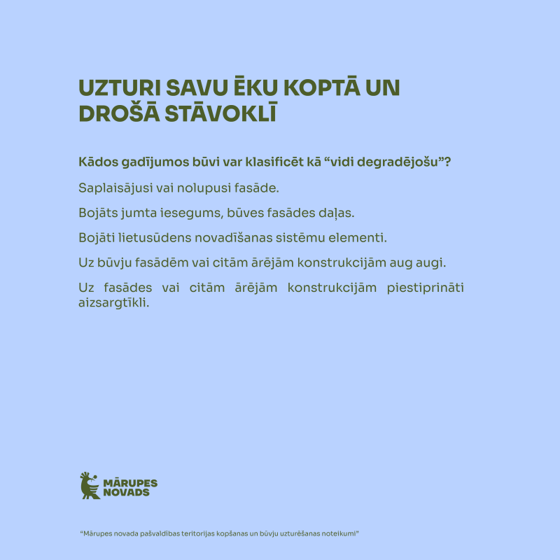 Teritoriju kopšanas un būvju uzturēšanas noteikumi