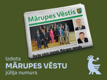 Mārupes Vēstos jūlija numura vāks