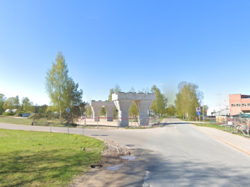 Asfaltētu ielu krustojums