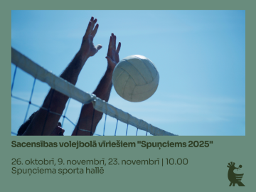 Afiša volejbola sacensībām
