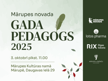Afiša pedagogu godināšanas pasākumam