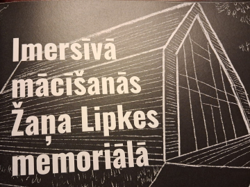 Tumšs fons ar gaišiem burtiem