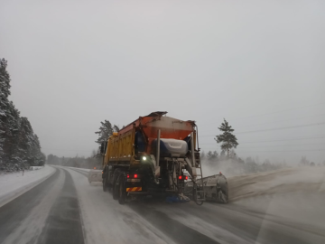 Ceļu uzturēšanas darbi ziemā