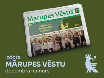 Mārupes Vēstis decembra numura vāka bilde