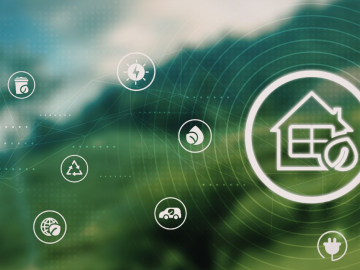 Vizuālis, kas atspoguļo ilgstpējīgas vides tēmu