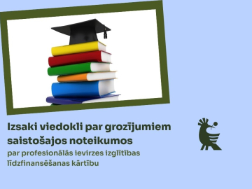 Gaiši zils fons ar grāmatu kaudzes attēlu un tekstu par iespēju izteikt viedokli par saistošo noteikumu projektu