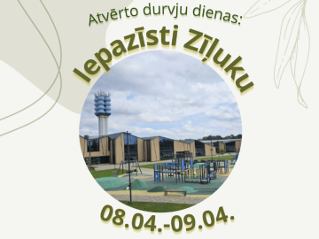 Gaišs fons ar bildi un tekstu