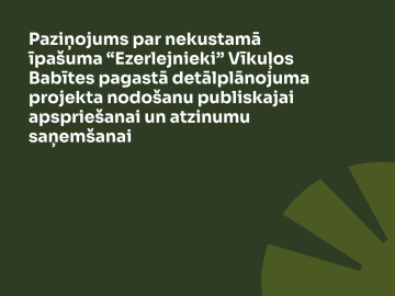 tumši zaļš fons ar teksta un elementu grafiku