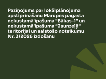 Tumši zaļš fons ar teksta grafiku