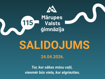 Zils vizuālis ar krāsainiem tekstiem