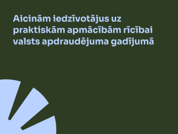 zaļš fons ar zilu grafiku