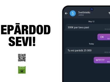 biedrība “OPEN Radošais Centrs” uzsāk sociālo kampaņu “NEPĀRDOD SEVI!”