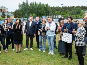 Polijas delegācijas pārstāvji pie pie PII "Zīļuks"
