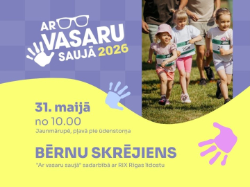 bērnu skrējiens ar vasaru saujā 2026