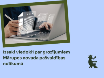 Izsaki viedokli par Mārupes novada pašvaldības nolikumu