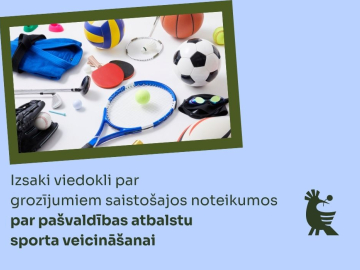 Aicinām izteikt viedokli par grozījumiem saistošajos noteikumos par pašvaldības atbalstu sporta veicināšanai Mārupes novadā