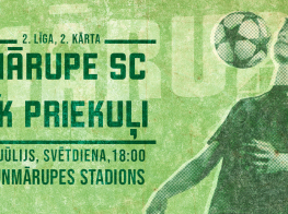 Latvijas 2.līgas spēle futbolā MĀRUPES SC - FK PRIEKUĻI msc - priekuli