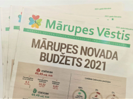 Avīzes "Mārupes Vēstis"2021.gada februāra numura foto