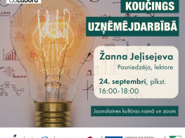 Aicina uz semināru "Koučings uzņēmējdarbībā"