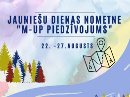 vizuālā informācija par M-up nometni