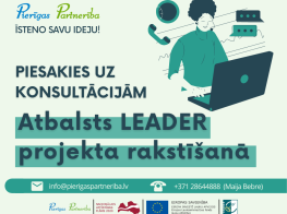 Piesakies uz konsultācijām “Atbalsts LEADER projekta rakstīšanā"