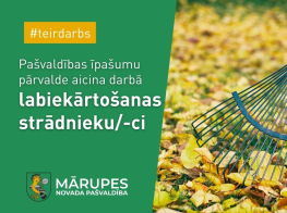 Pašvaldības īpašumu pārvalde aicina darbā labiekārtošanas strādnieku