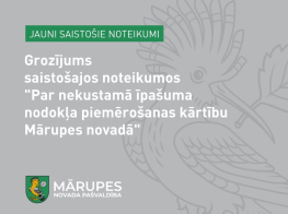 Stājies spēkā grozījums saistošajos noteikumos par nekustamā īpašuma nodokļa piemērošanas kārtību