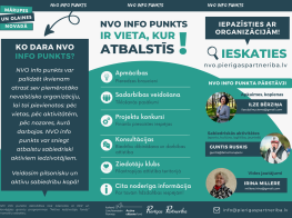 NVO info punkts aicina iesaistīties tematiskajās darba grupās