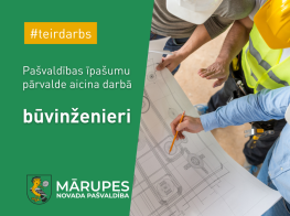 Pašvaldības īpašumu pārvalde aicina darbā būvinženieri