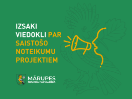 Aicinām izteikt viedokli par saistošo noteikumu projektu par Lielupes ekspluatācijas (apsaimniekošanas) noteikumiem upes daļai Mārupes novada teritorijā