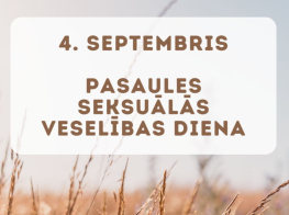 4. septembrī tiek atzīmēta Pasaules seksuālās veselības diena