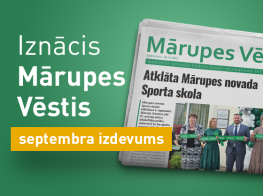 Izdots "Mārupes Vēstu" septembra numurs