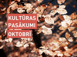 Kultūras pasākumi oktobrī