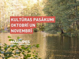 Kultūras notikumi Mārupes novadā oktobrī un novembrī