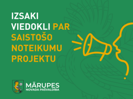 Aicinām izteikt viedokli par saistošo noteikumu projektu par Par Mārupes Valsts ģimnāzijas un Babītes vidusskolas 10. - 12. klašu izglītojamo stipendijām un vispārējās izglītības iestāžu 9. un 12. klašu absolventu apbalvošanu
